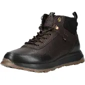 s.Oliver Bottines à lacets brun foncé / noir