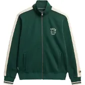 Superdry Veste de survêtement 'Athletic Club' émeraude / blanc