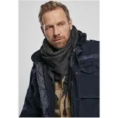 Brandit Écharpe de - Shemag - Foulard - pour Unisexe - bleu marine/noir - Taille Standard