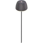 Briloner Lampe extérieur sans fil avec piquet 80,5cm 1,5W 150lm 2700K blanc chaud IP44 anthracite - Lampe rechargeable jardin balcon terrasse