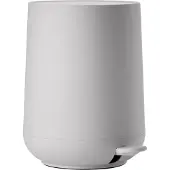 Zone Denmark Seau à pédale Nova, Poubelle à pédale, Poubelle, Seau de toilette, Poubelle de bain, ABS, Soft Grey, 3 L, 331979