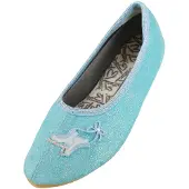 Beck Ballerines 'Ice Dance' bleu clair / argent
