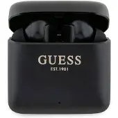 GUESS écouteurs sans fil bluetooth TWS + station d'accueil GUTWSSU20ALEGK (Logo imprimé) noir