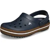 Crocs Sabots bleu marine / noisette / blanc