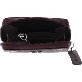 Lacoste porte-monnaie Zip Coin Wallet Oxalis violet foncé