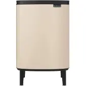 Brabantia - Poubelle Bo Hi de 12 litres, couleur beige clair