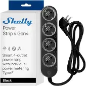 Shelly Bloc Multiprise Intelligent 4 Prises 1,5 m Noir