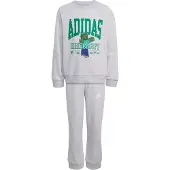 Adidas Survêtement 'x Minecraft' bleu cobalt / aqua / gris chiné / vert