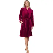 Pastunette Robe de chambre 'Rosewood Comfort' rouge foncé
