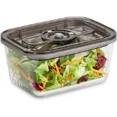 Caso VacuBoxx Eco L Vakuum-Frischebehälter aus Borosilikatglas mit Kunststoffdeckel