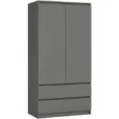 Akord Armoire Graphite Brillant 90X51X180