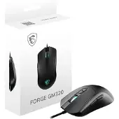 MSI S12-0402420-HH9 Forge GM320 Gaming Maus, Black, USB