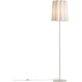 QAZQA Lampadaire Japandi beige avec abat-jour en tissu 160cm - Jenni