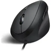 Perixx PERIMICE-519, Petite souris ergonomique, câble USB, noir
