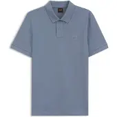 BOSS Polo Slim en coton stretch à patch logo
