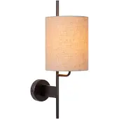 Lucide Lampe murale Magic noir avec un point de charge USB