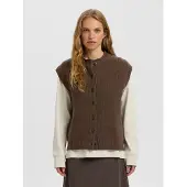 Selected Cardigan marron