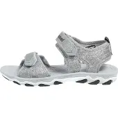 Hummel Sandales gris / noir / argent