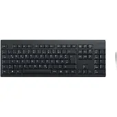 Kensington KB150 EQ - Clavier - pleine taille - sans fil - 2,4 GHz - QWERTZ - allemand - noir - carton (K75561DE)