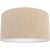 QAZQA Abat-jour en tissu beige en tissu bouclé 50/50/25