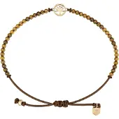 Fossil Bracelet marron / or