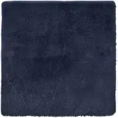 vidaXL Tapis shaggy à poils longs NAVARRA bleu marine 120x120 cm