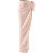 Emilie collection Serviette de plage 'Pareo sarong viscose' rose clair
