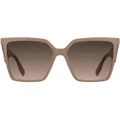 Karl Lagerfeld Lunettes de soleil pour femmes , modèle KL6207S, couleur nude avec verres dégradés rose-brun