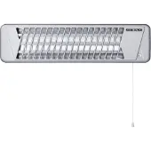 Stiebel Eltron Radiateur infrarouge IW 120, 1,2 kW, pour montage mural, sans fiche, 230V, radiateur à quartz salle de bain, 229339