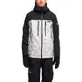 Quiksilver - Veste de ski/snowboard - Sycamore 20K Jacket Ice Camo Bone White pour Homme - Taille L - Noir
