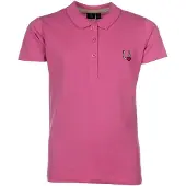 HKM Chemise de polo pour filles , modèle Claire, couleur rose, taille 134/140
