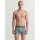 Jack & Jones Boxers 'JACFax' menthe / vert foncé / vert chiné / blanc