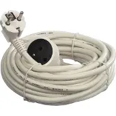 Perel Rallonge électrique secteur standard - 10.00m