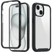 IMoshion Coque 360° Full Protective pour Apple iPhone 15 - Noir