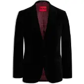 HUGO Veste Extra Slim en velours de coton