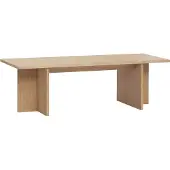 Hubsch Table basse en bois de chêne - naturel