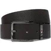Tommy Hilfiger Ceinture 'OLIVER SAFFIANO' chocolat
