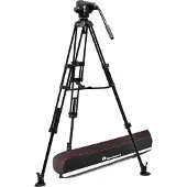 Manfrotto MVK502XTWINMA Pro Twin Leg VD System Alu + 502X Fluid Video Head