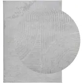 vidaXL Tapis IZA poils courts style scandinave gris 200x280 cm