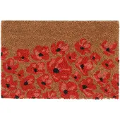 vidaXL Tapis de porte naturel 40x60 cm fibre de coco touffeté