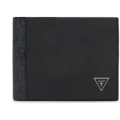 GUESS Porte-monnaies 'Sidney' gris foncé / noir