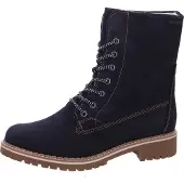Tamaris Bottines à lacets bleu foncé