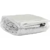 vidaXL Bâche transparente avec œillets 2x4 m PVC