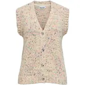 Object Cardigan 'FUNDA' mastic / bleu / orange / rose