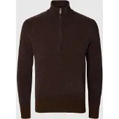 Selected Pull-over 'SLHRodney' marron