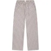 Schiesser Pantalon de pyjama ' Mix Relax ' noisette / blanc cassé