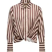 Salsa Jeans 21011763 Long Sleeve Blouse Marron M Femme