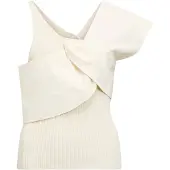 Object Tops en tricot blanc