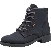 Tamaris Bottines à lacets bleu marine