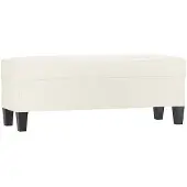 vidaXL Banc Crème 100x35x41 cm Similicuir
